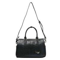 CROCODILE(鳄鱼恤) 新款 鹅卵石压纹时尚OL手提单肩女包12214016-01