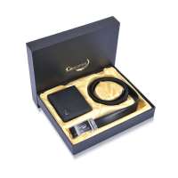 CROCODILE(鳄鱼恤) 新款 经典荔枝纹票夹钱包 拉丝自 动扣头 男式皮具礼盒 17212005