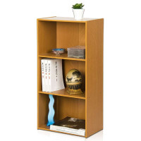 慧乐家L40三层书柜樱桃木色 FNAJ-12052-1