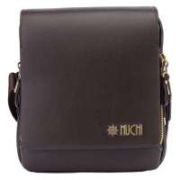 慕驰 MUCHI 商务休闲单肩包 男包AMC3020棕色