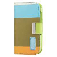 卡来登(KALAIDENG)画系列 iPhone 5 创意多功能侧翻皮套(卡其色)