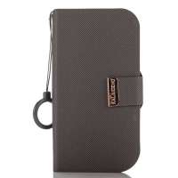 卡来登(KALAIDENG)唯系列 SS Galaxy S3(i9300) 多功能斜纹保护套(黑色)