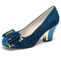 CAMEL/骆驼女时尚高跟鞋81078604蓝色39