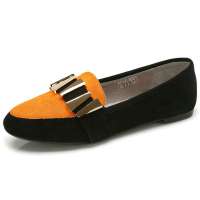 CAMEL/骆驼女休闲百搭鞋81003601黑/橙40