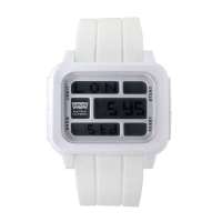 李维斯LEVIS 清新醒目方形圆角硅胶带电子中性表 LTI0101