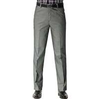 HODO红豆男装时尚百搭中腰直筒格子休闲裤EKS2535(S05深灰29/2.2尺)