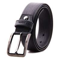 Hodo红豆皮带真皮针扣腰带红豆牛皮裤带正品E2XB2006黑色115