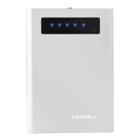 LUOYA 络亚LY-910L SE时尚智能移动电源12000毫安(银色)