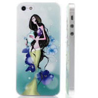 幻响苹果附件(i-mu)iPhone5手机壳 星座花语系列 水瓶座