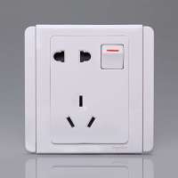 施耐德 插座+开关(二、三极扁脚/白+白/10A)E3015/10US(WW)