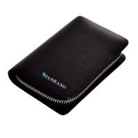 曼邦男士牛皮拉链钥匙包MBYSB9008H