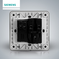 西门子(SIEMENS)开关插座 远景彩银系列一开10A五孔电源插座5UB01081CC122