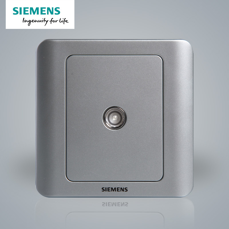 西门子(SIEMENS)开关插座 远景彩银系列电视插座5TG01111CC122