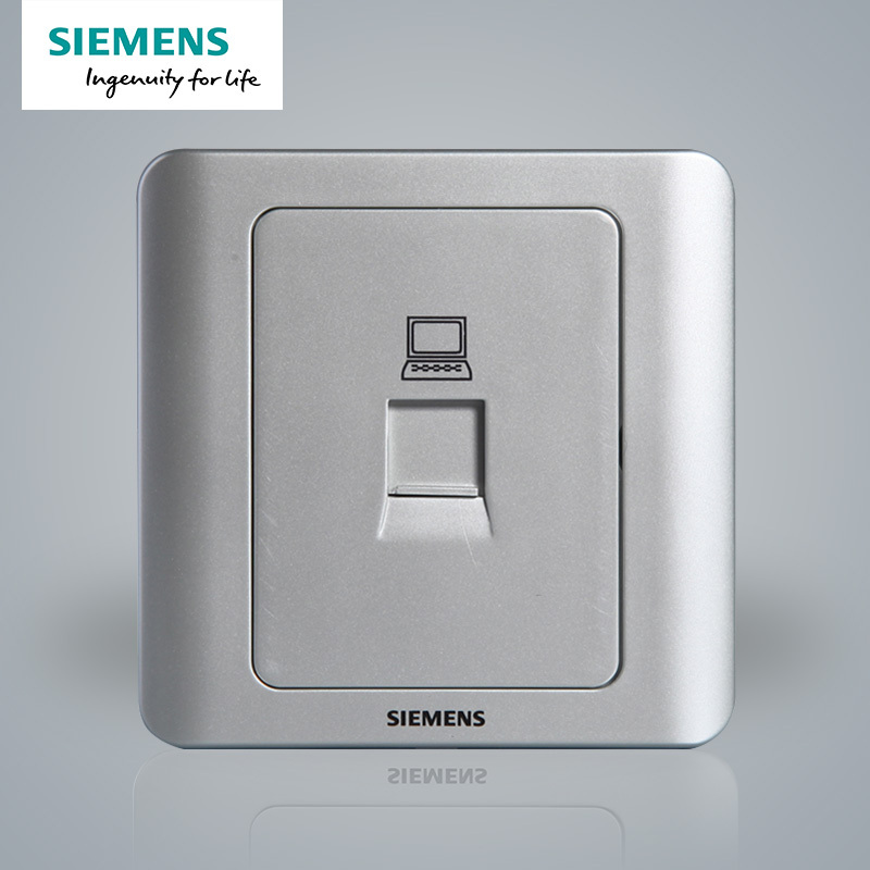 西门子(SIEMENS)开关插座 远景彩银系列电脑插座5TG01211CC122