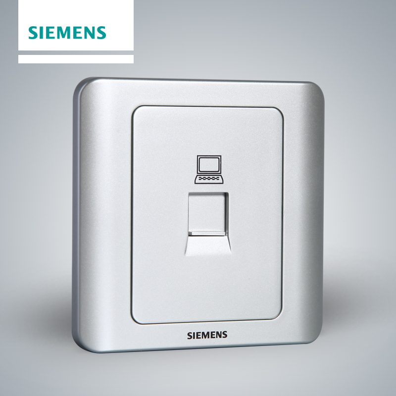 西门子(SIEMENS)开关插座 远景彩银系列电脑插座5TG01211CC122