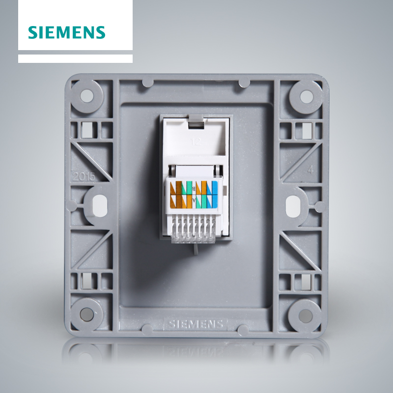 西门子(SIEMENS)开关插座 远景彩银系列电脑插座5TG01211CC122