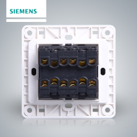 西门子(SIEMENS)开关插座 远景金棕系列四开双控5TA02461CC133