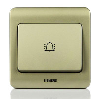 西门子远景金棕色大跷板门铃开关5TD01021CC133