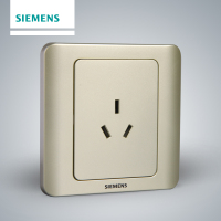 西门子(SIEMENS)开关插座 远景金棕系列10A三孔插座5UB01001CC133
