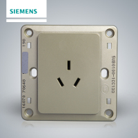 西门子(SIEMENS)开关插座 远景金棕系列10A三孔插座5UB01001CC133