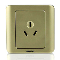 西门子远景金棕色16A大功率空调三孔5UB02001CC133