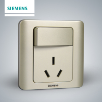 西门子(SIEMENS)开关插座 远景金棕系列一开16A三孔空调插座5UB02021CC133