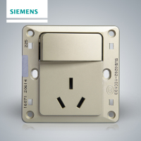 西门子(SIEMENS)开关插座 远景金棕系列一开16A三孔空调插座5UB02021CC133