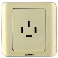 西门子远景金棕色带开关16A大功率空调三相四线插座5UB07001CC133