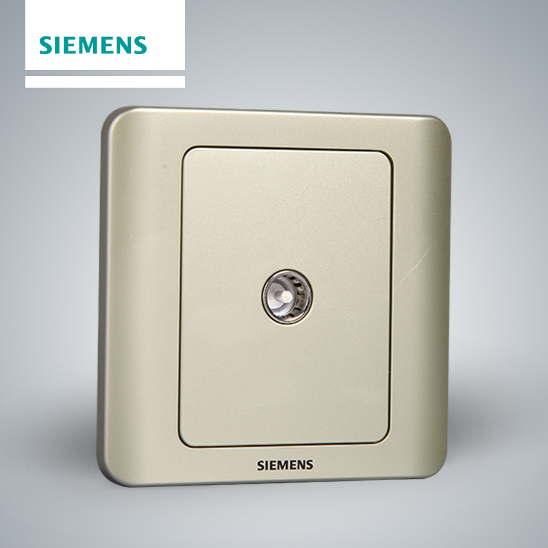 西门子(SIEMENS)开关插座 远景金棕系列电视插座5TG01111CC133