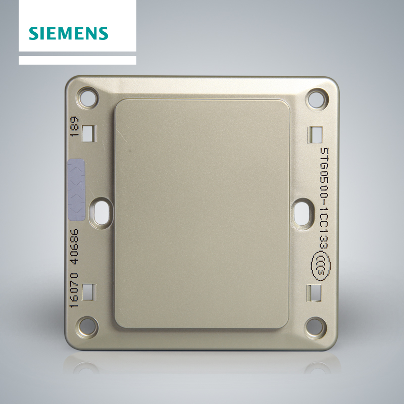 西门子(SIEMENS)开关插座 远景金棕系列空白面板5TG05001CC133
