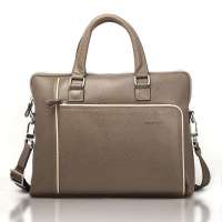 Hautton/皓顿男包 真皮手提包 商务公文包 14寸电脑包 全头层牛皮 DB12