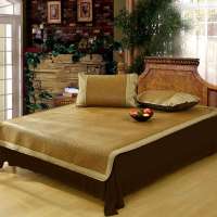 羽之澜家纺折叠翡翠藤席三件套1.5m