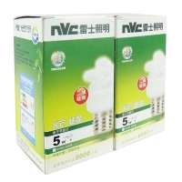 雷士照明 节能灯YPZ220-5W-螺旋-E27-6500K(白光)(2支装)