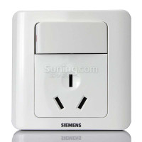 西门子远景雅白色16A大功率空调带开关三孔插座5UB02021CC1