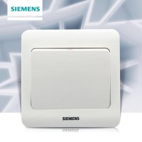 西门子开关插座86型远景雅白家用电源开关一开单控开关5TA02011CC1
