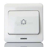 西门子远景雅白色门铃开关5TD01021CC1
