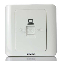 西门子远景雅白色RJ45电脑网线网络信息插座5TG01211CC1