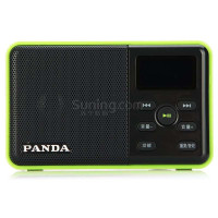 熊猫(PANDA)DS-131收音机老人放音机念佛插卡小音箱mp3播放器可充电听戏机插u盘外放音响 绿色