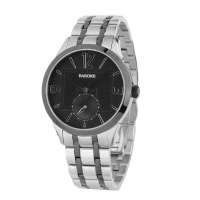 雷诺RARONE 石英表商务休闲男表 双时位防水男士商务腕表832009CC05