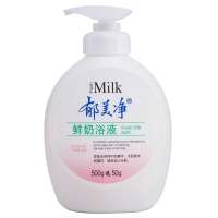 郁美净鲜奶浴液500g