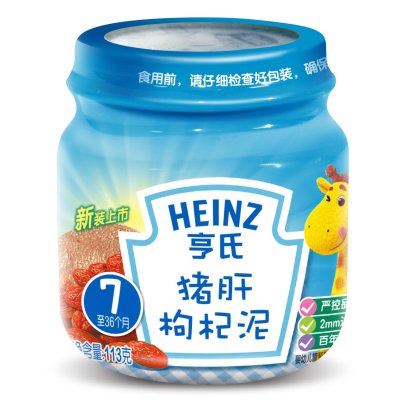 Heinz亨氏猪肝枸杞泥113g