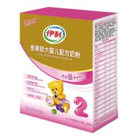 伊利奶粉 金装较大婴儿配方奶粉2段400g（6-12个月适用）