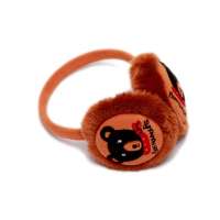 lemonkid小熊耳罩棕色