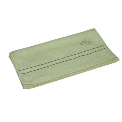 中国结提缎竹纤维毛巾PD8035(绿色)