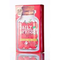 萱莛草莓细腻平滑嫩白面贴膜