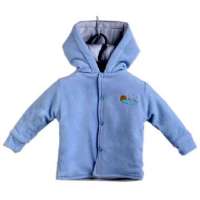 GUGA咕嘎天鹅绒加厚小棉衣蓝色73