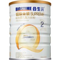合生元超级金装较大婴儿配方奶粉2段900g(原装进口)