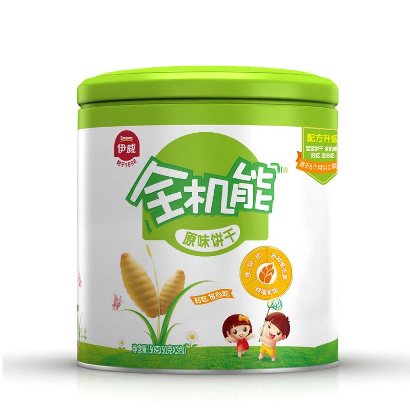 伊威( Eastwes)全机能原味饼干150g 婴幼儿配方饼图片