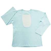 亨艺开阳纯棉喂奶衫/蓝色XXL