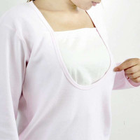 亨艺开阳纯棉喂奶衫/粉色XL